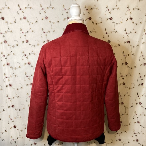 CHARTER CLUB snap front jacket Red Small petite - Picture 5 of 8
